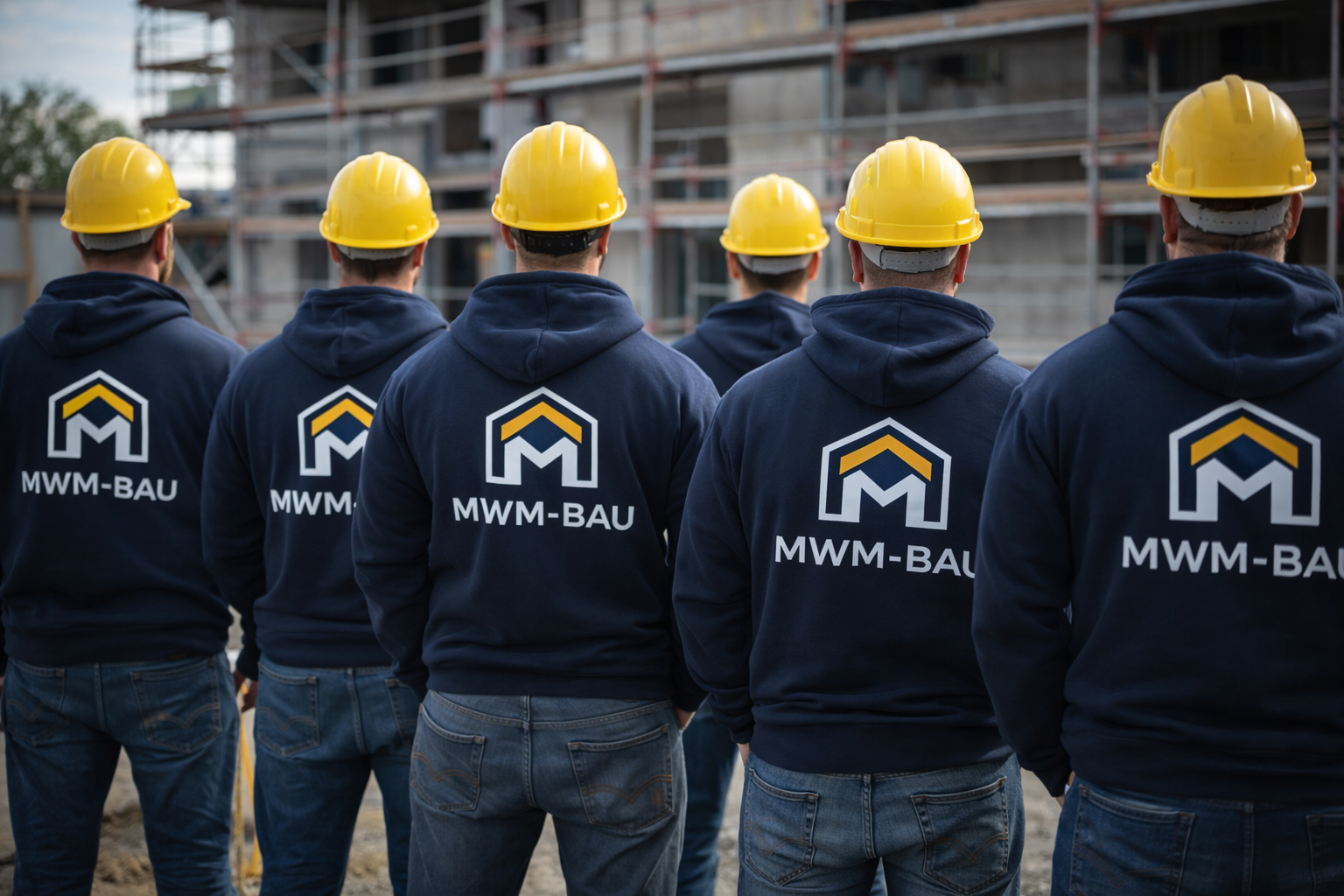 MWM-BAU Fachkräfteteam auf einer Baustelle